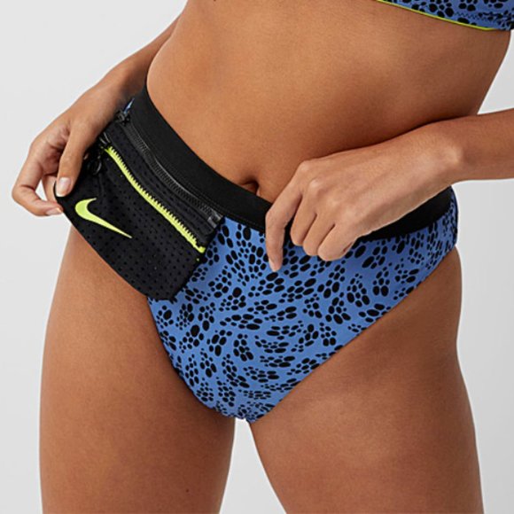 Nike Other - NIKE Swim Party Dots Bikini Bottom NESSC268-442 Pacific Blue Women